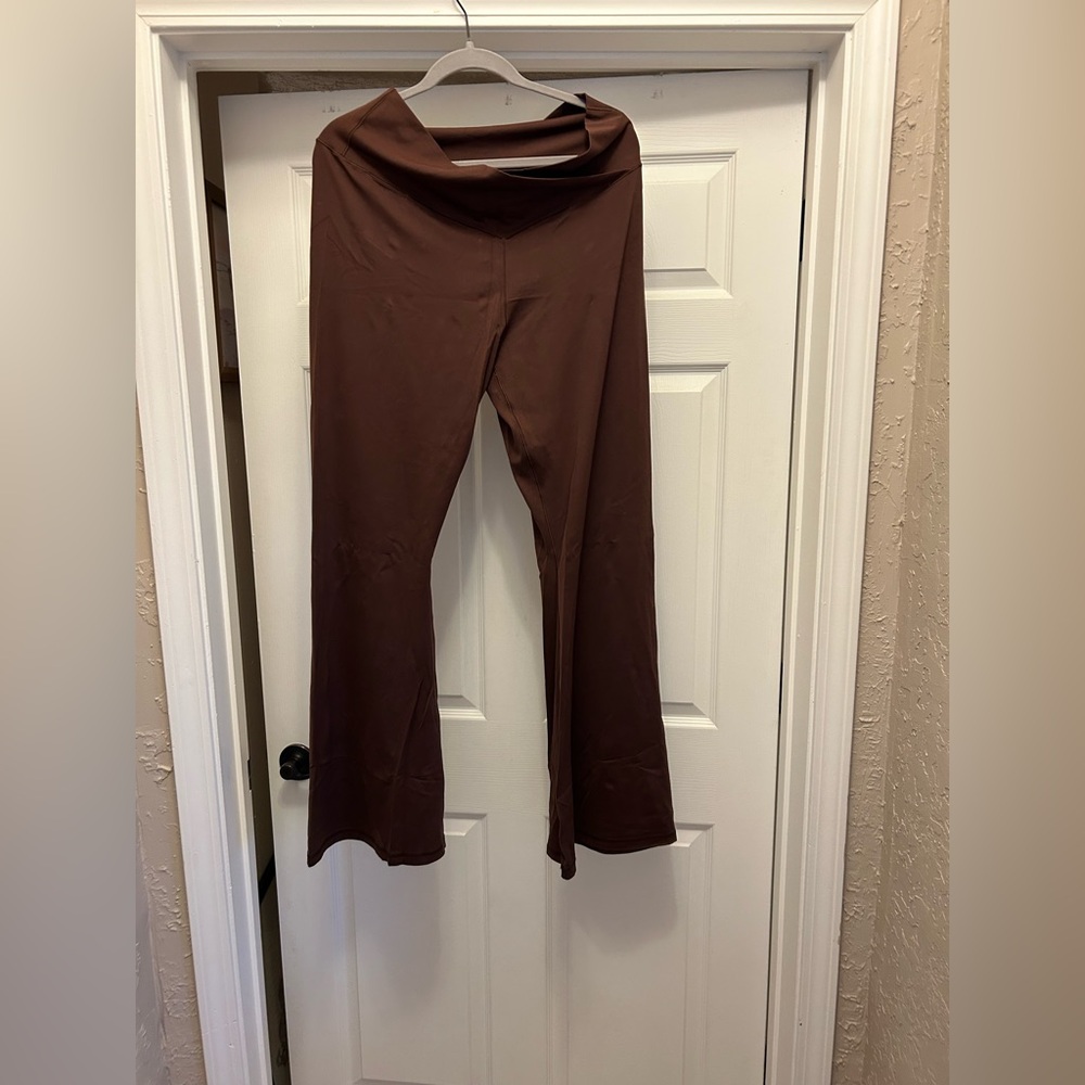 Aerie Crossover Flare Leggings